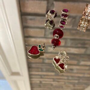 Charms 925 Silver + Vintage Fashion Charm Lot of 19